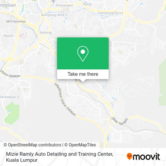 Peta Mizie Ramly Auto Detailing and Training Center