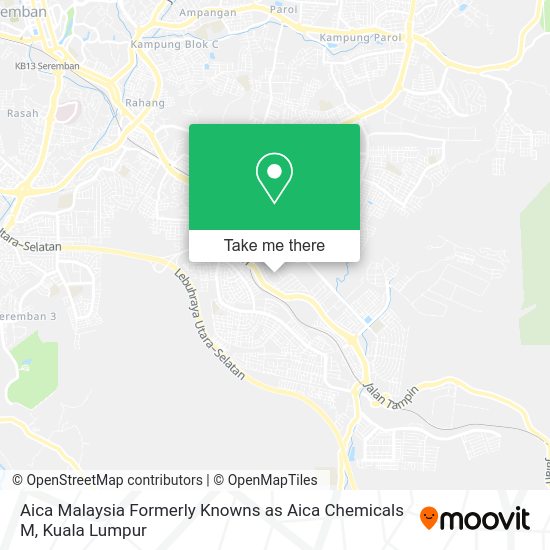 Peta Aica Malaysia Formerly Knowns as Aica Chemicals M