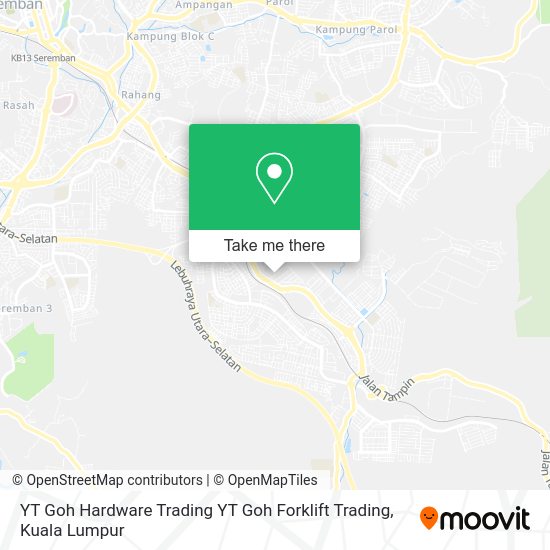 YT Goh Hardware Trading YT Goh Forklift Trading map