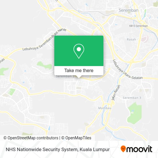 NHS Nationwide Security System map