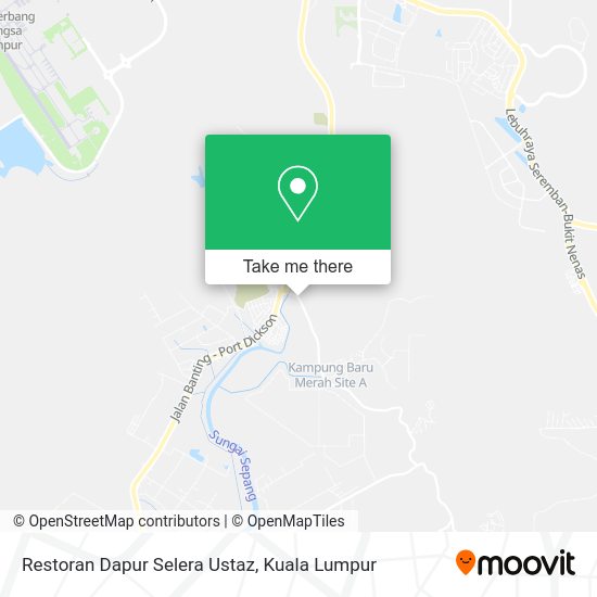 Restoran Dapur Selera Ustaz map