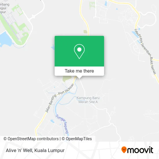 Alive 'n' Well map