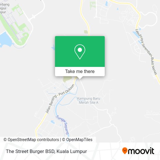 The Street Burger BSD map