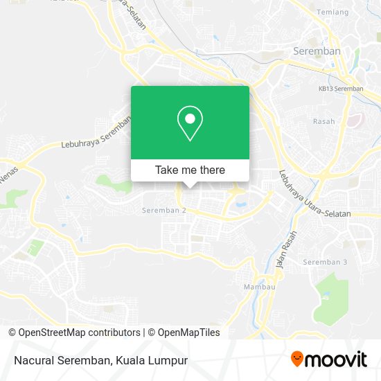 Peta Nacural Seremban