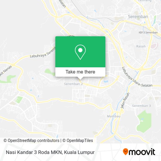 Peta Nasi Kandar 3 Roda MKN
