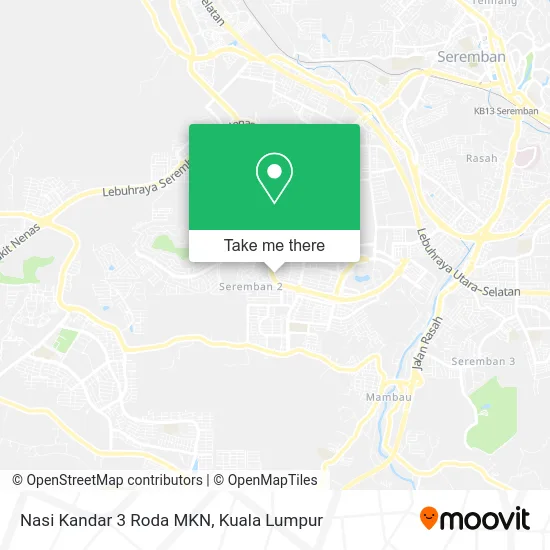 Nasi Kandar 3 Roda MKN map