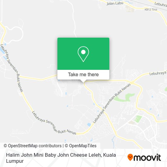 Halim John Mini Baby John Cheese Leleh map