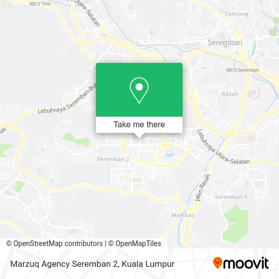 Marzuq Agency Seremban 2 map