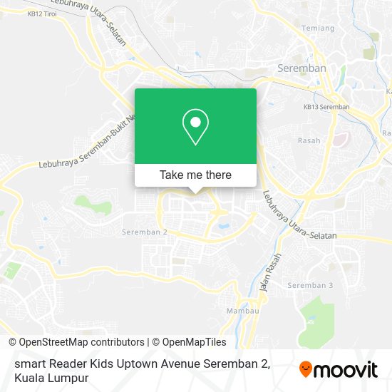 Peta smart Reader Kids Uptown Avenue Seremban 2