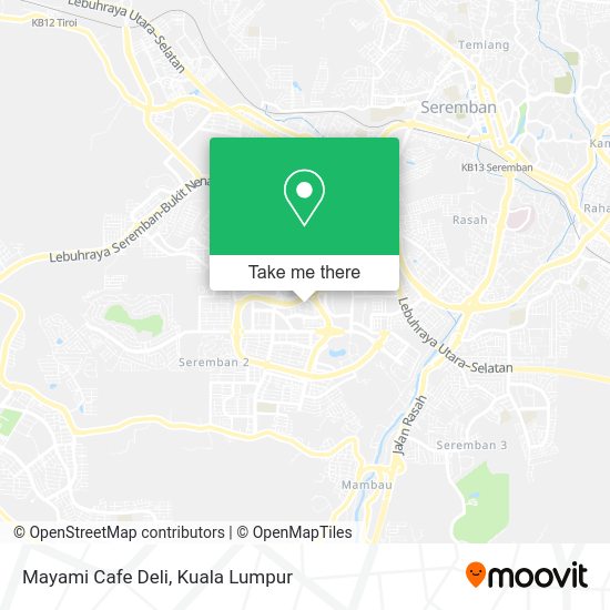 Mayami Cafe Deli map