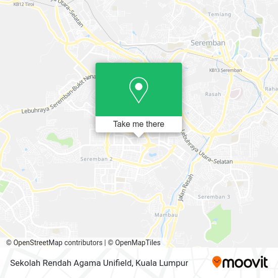 Sekolah Rendah Agama Unifield map