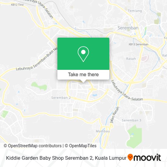Kiddie Garden Baby Shop Seremban 2 map