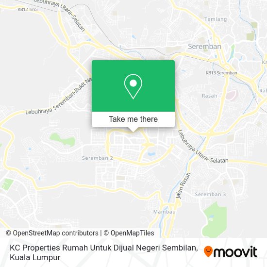 KC Properties Rumah Untuk Dijual Negeri Sembilan map