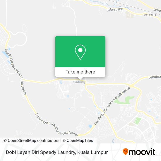 Peta Dobi Layan Diri Speedy Laundry