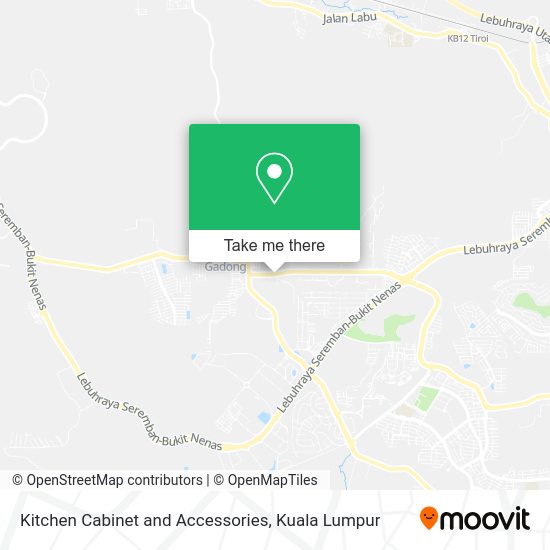 Kitchen Cabinet and Accessories map
