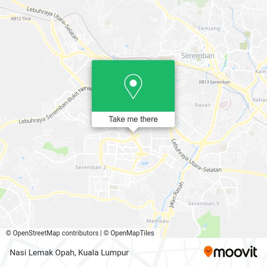 Peta Nasi Lemak Opah