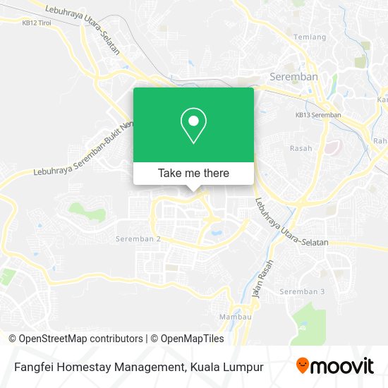 Peta Fangfei Homestay Management