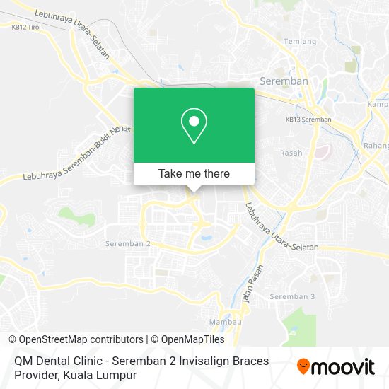 QM Dental Clinic - Seremban 2 Invisalign Braces Provider map