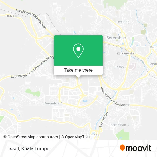 Tissot map