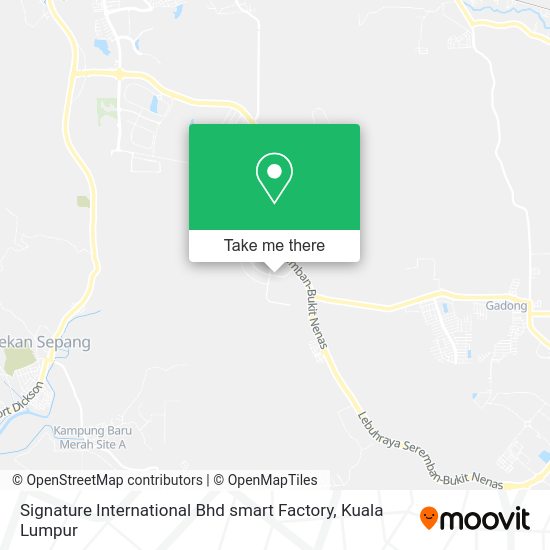 Signature International Bhd smart Factory map