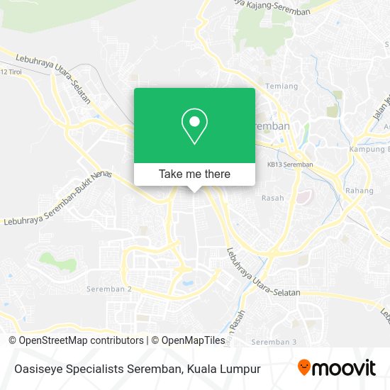 Peta Oasiseye Specialists Seremban