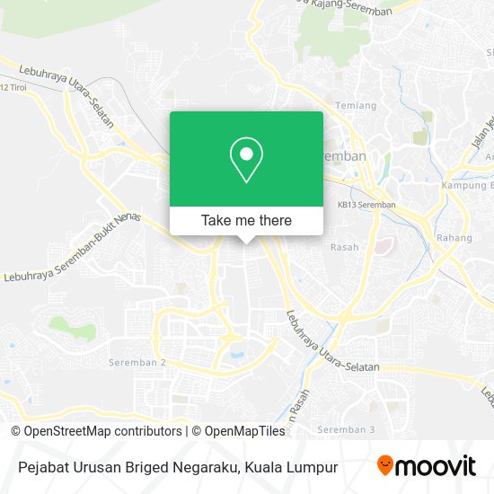 Pejabat Urusan Briged Negaraku map