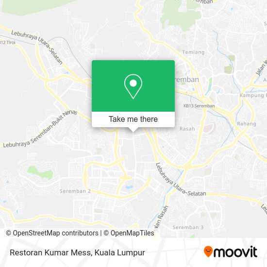 Restoran Kumar Mess map