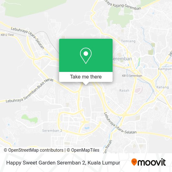 Happy Sweet Garden Seremban 2 map