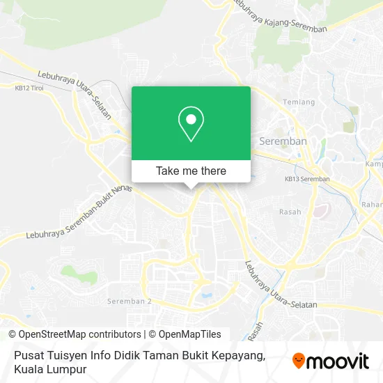 Pusat Tuisyen Info Didik Taman Bukit Kepayang map