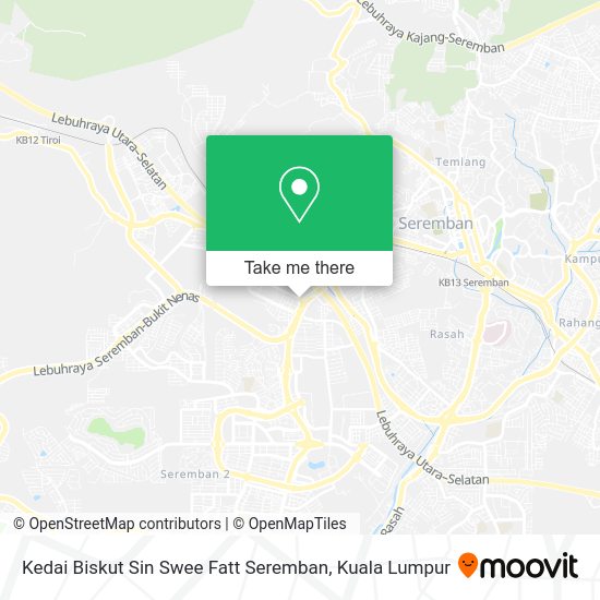 Kedai Biskut Sin Swee Fatt Seremban map