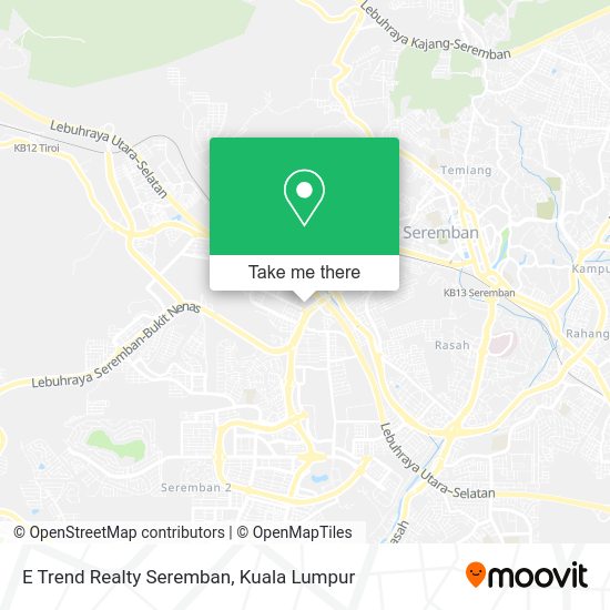 E Trend Realty Seremban map