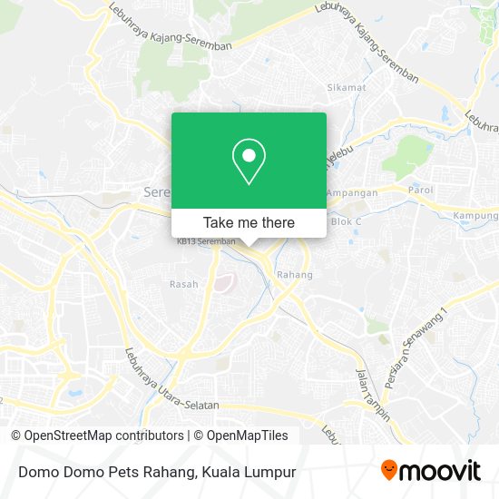 Domo Domo Pets Rahang map