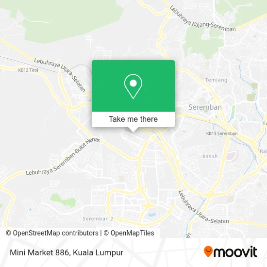 Mini Market 886 map