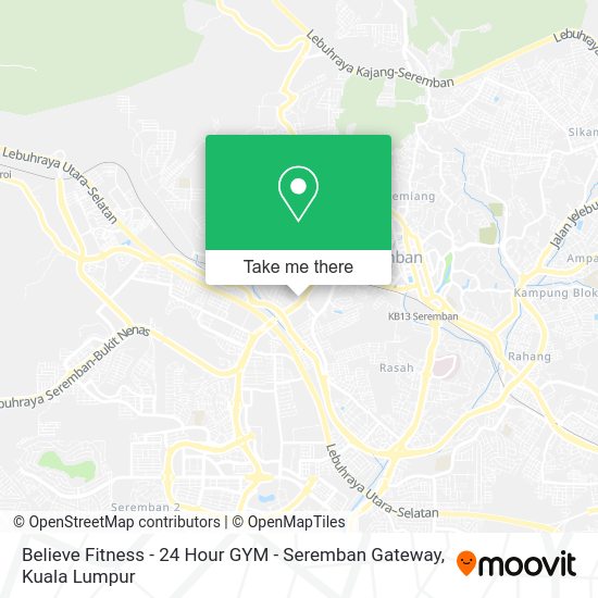Peta Believe Fitness - 24 Hour GYM - Seremban Gateway