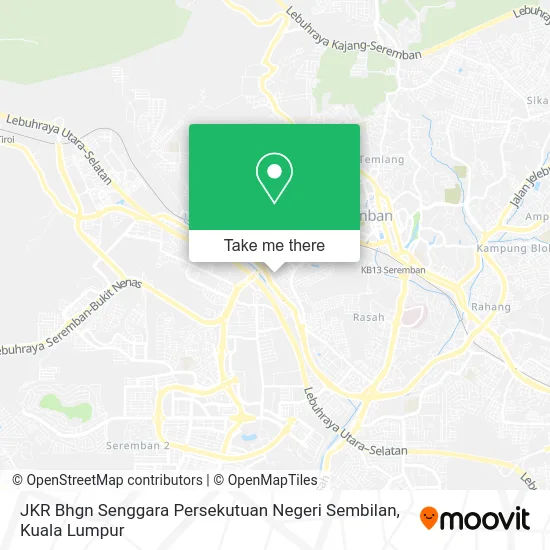 JKR Bhgn Senggara Persekutuan Negeri Sembilan map