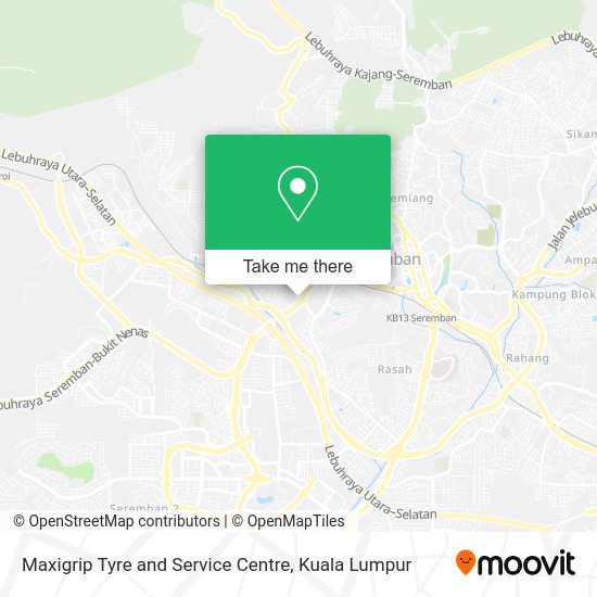 Maxigrip Tyre and Service Centre map