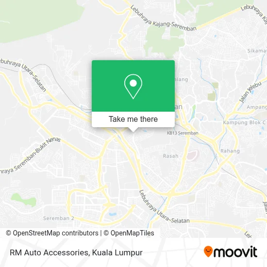 RM Auto Accessories map