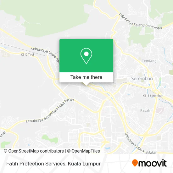 Fatih Protection Services map