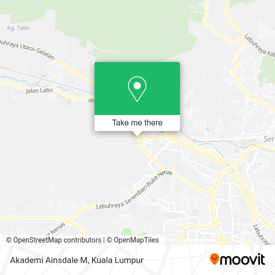Akademi Ainsdale M map