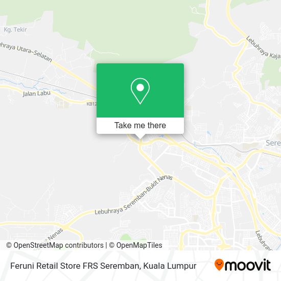 Feruni Retail Store FRS Seremban map
