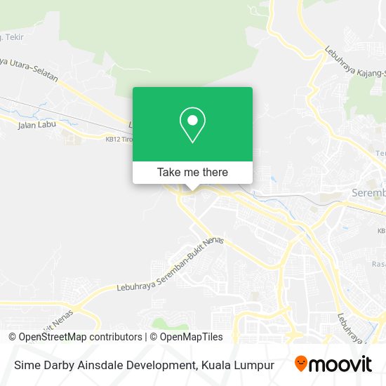 Sime Darby Ainsdale Development map