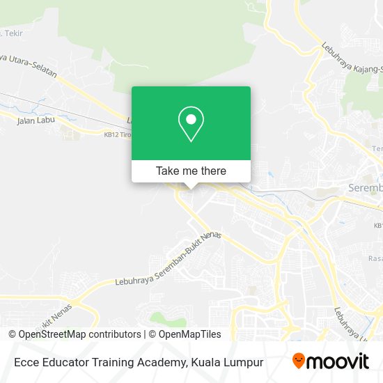 Ecce Educator Training Academy map