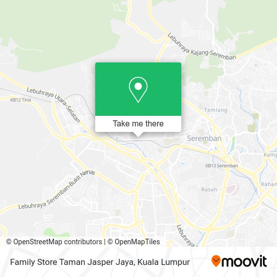 Peta Family Store Taman Jasper Jaya