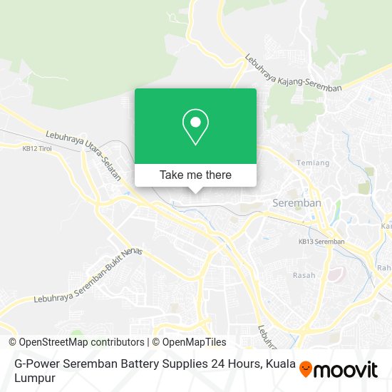 G-Power Seremban Battery Supplies 24 Hours map