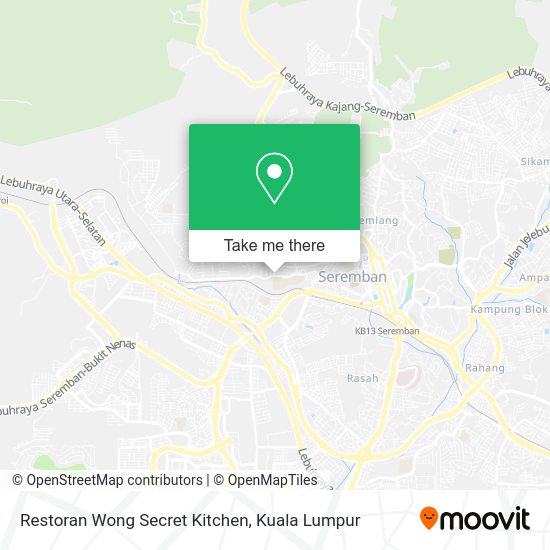 Restoran Wong Secret Kitchen map