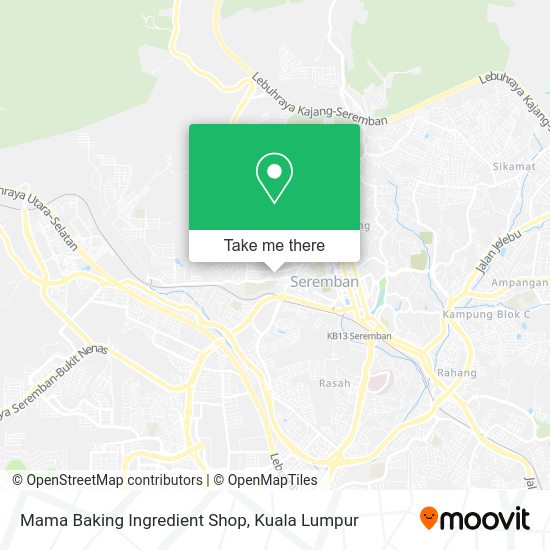 Mama Baking Ingredient Shop map