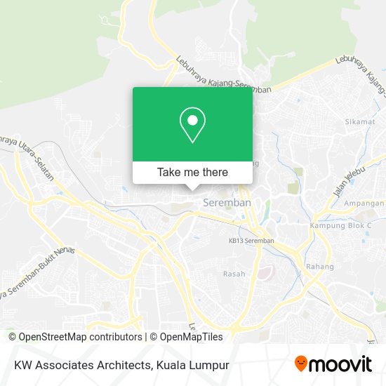 KW Associates Architects map