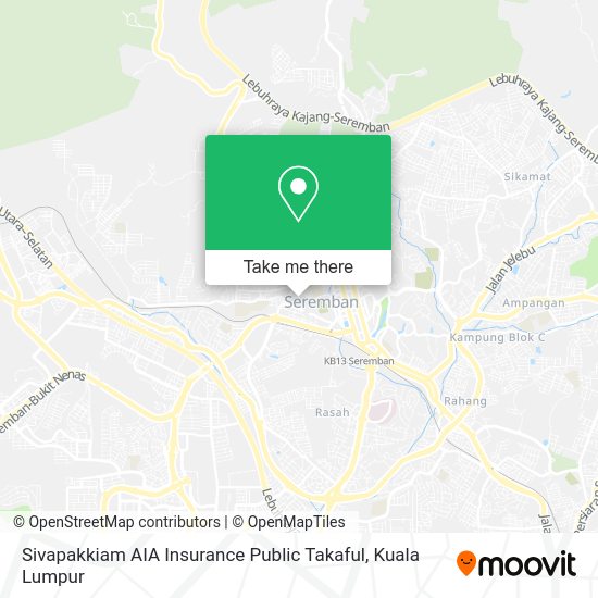 Sivapakkiam AIA Insurance Public Takaful map