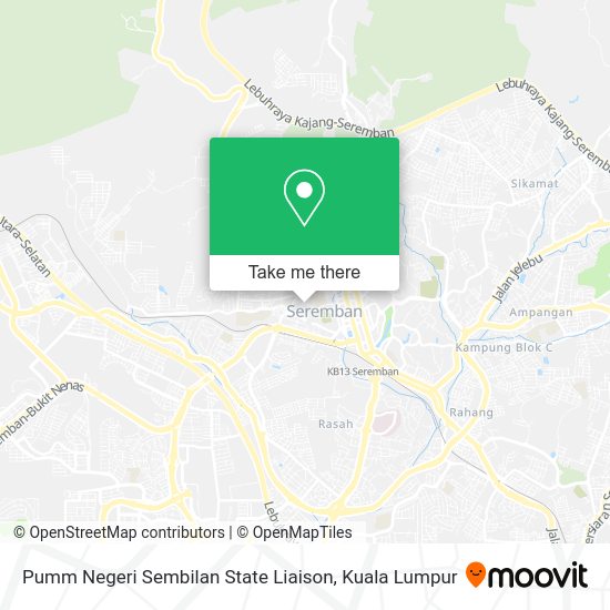 Peta Pumm Negeri Sembilan State Liaison
