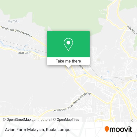 Avian Farm Malaysia map